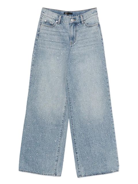 Maje crystal-embembellished straight-leg jeans - Blue - zdjęcie produktu nr 1