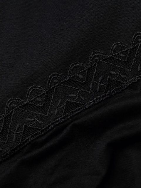 ERES Unique lace-trimmed slip dress - Black