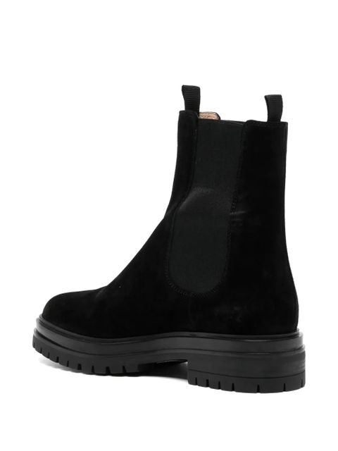 Gianvito Rossi leather chelsea boots - Black