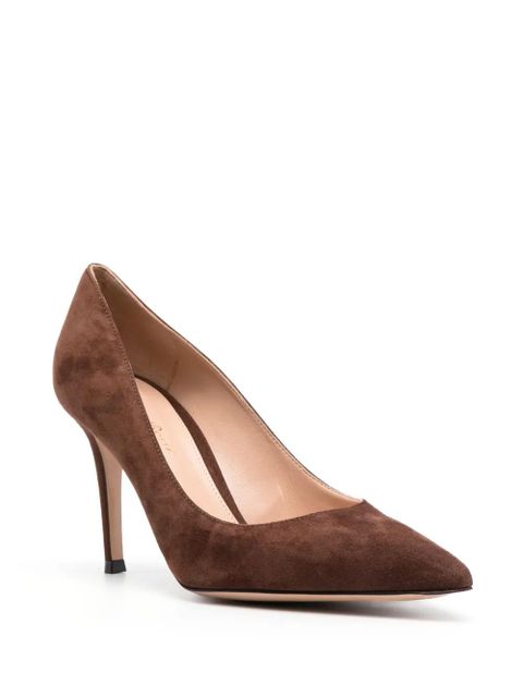 Gianvito Rossi Gianvito suede pumps - Brown - zdjęcie produktu nr 2