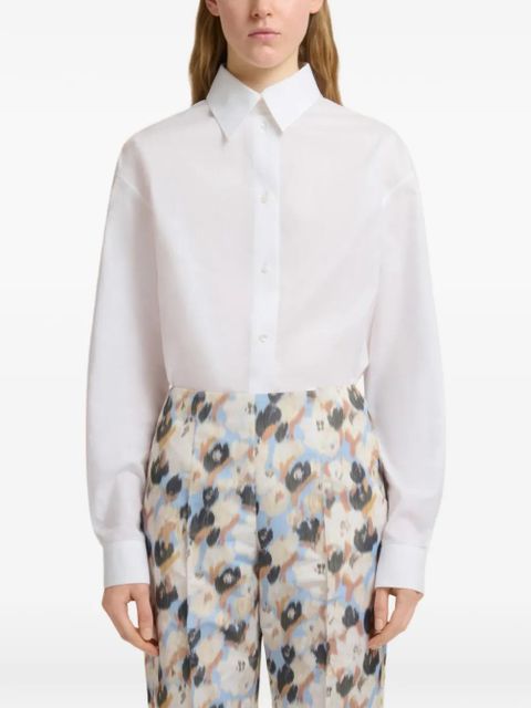 Marni bouquet print tapered trousers - Neutrals - zdjęcie produktu nr 1