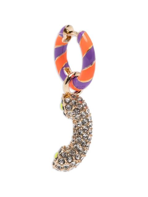 Essentiel Antwerp Jocat striped embellished earrings - Gold - zdjęcie produktu nr 1