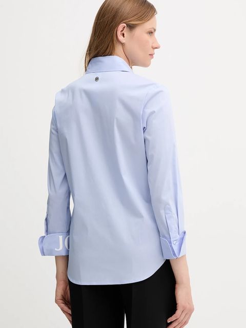 Joop! koszula damska kolor niebieski regular z kołnierzykiem klasycznym 30047553
