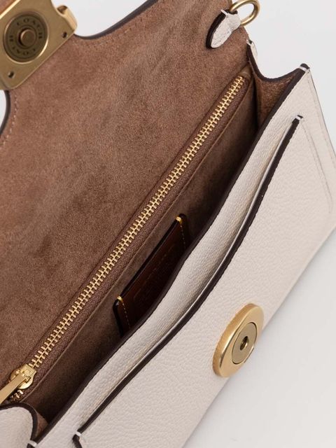 Coach torebka skórzana Tabby kolor beżowy CE772 - zdjęcie produktu nr 2