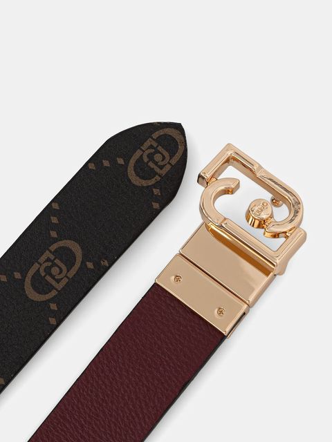 Liu Jo pasek dwustronny damski kolor brązowy AF5239.E0053