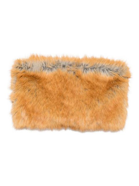 The Frankie Shop Ginevra faux-fur scarf - Brown - zdjęcie produktu nr 1