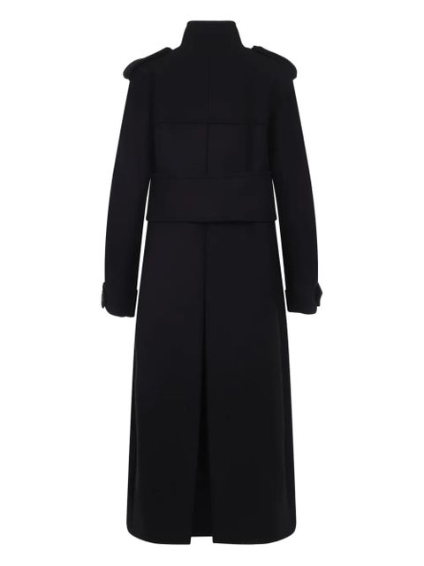 KHAITE wool double-breasted coat - Black - zdjęcie produktu nr 2