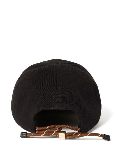 Miu Miu denim baseball cap - Black - zdjęcie produktu nr 2