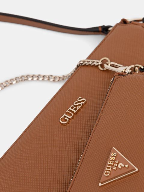 Guess torebka NOELLE kolor brązowy HWZG96 72710