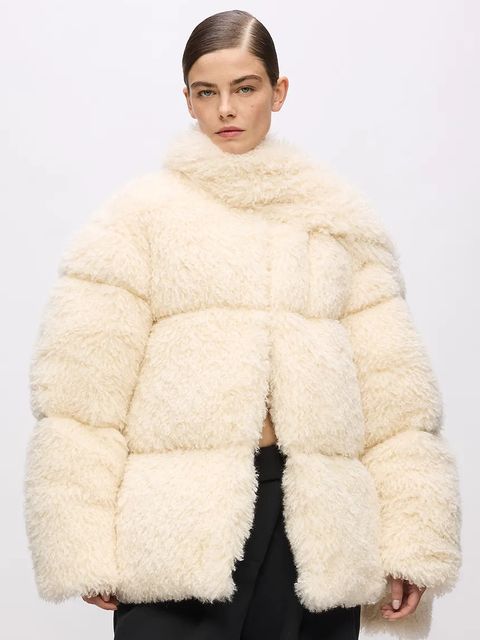 Karl Lagerfeld kurtka Karl Lagerfeld Studio kolor beżowy przejściowa A4W15065 - zdjęcie produktu nr 1