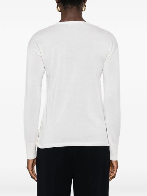 Max Mara button-detail sweater - White