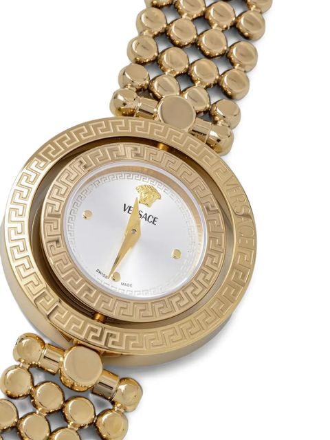 Versace round-face 32mm watch - White - zdjęcie produktu nr 2