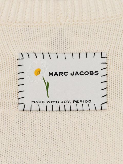 Marc Jacobs daisy-jacquard crew-neck sweater - Neutrals