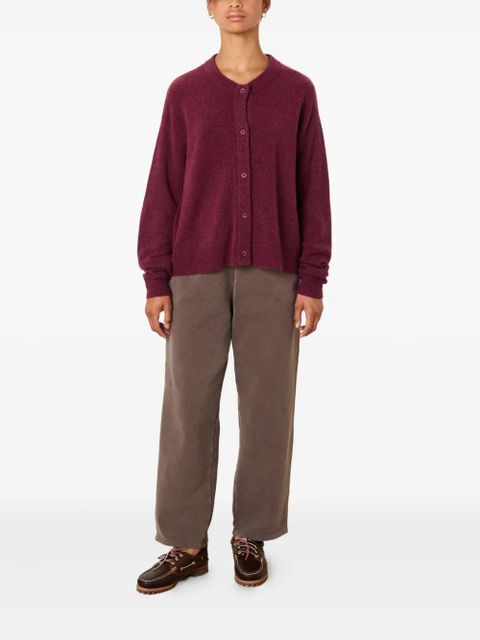 American Vintage Damsville button cardigan - Red - zdjęcie produktu nr 2