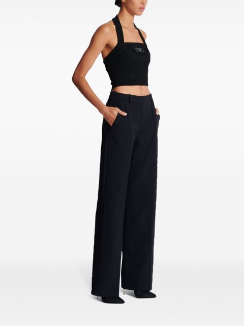 Balmain wool trousers - Black