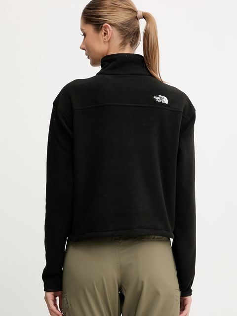 The North Face bluza sportowa damska kolor czarny z aplikacją NF0A8D2CJK31