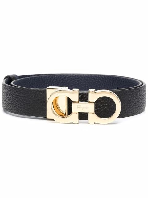 Ferragamo logo-plaque belt - Black - zdjęcie produktu nr 1