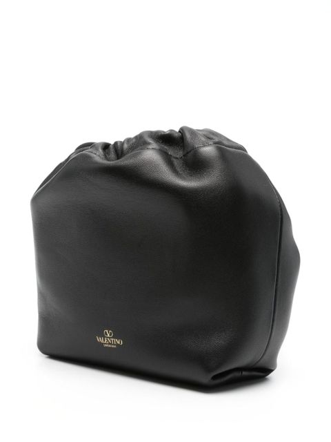 Valentino Garavani mini VLogo Pouf bucket bag - Black