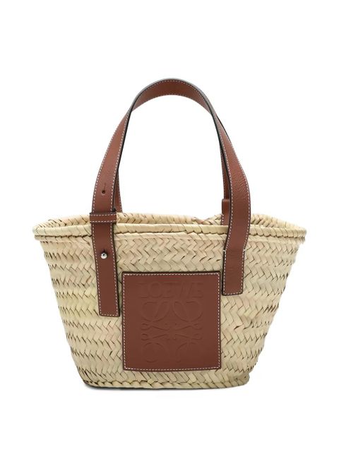 LOEWE small logo-patch tote bag - Neutrals