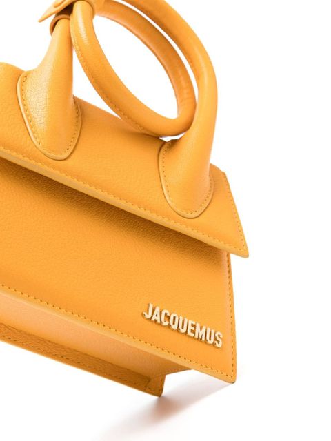 Jacquemus Le Chiquito Noeud leather tote bag - Orange