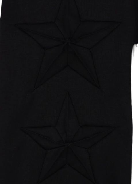Comme Des Garçons star sleeveless shirt - Black