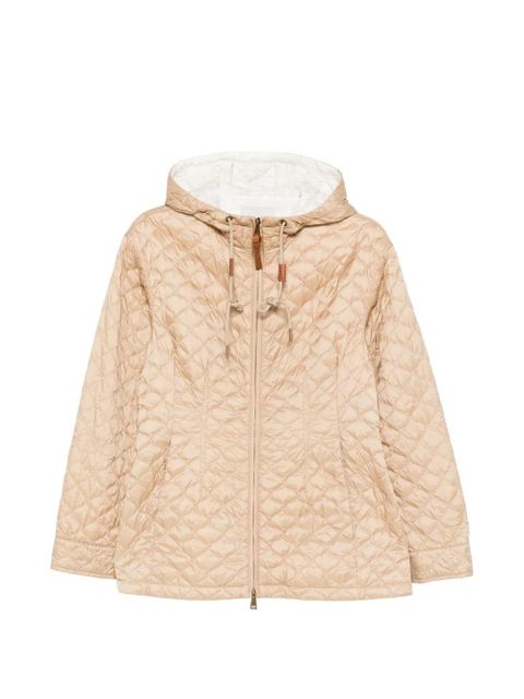 Moncler quilted hooded jacket - Neutrals - zdjęcie produktu nr 1