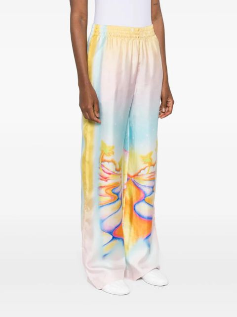 Casablanca Psychedelic Nirvana trousers - Yellow