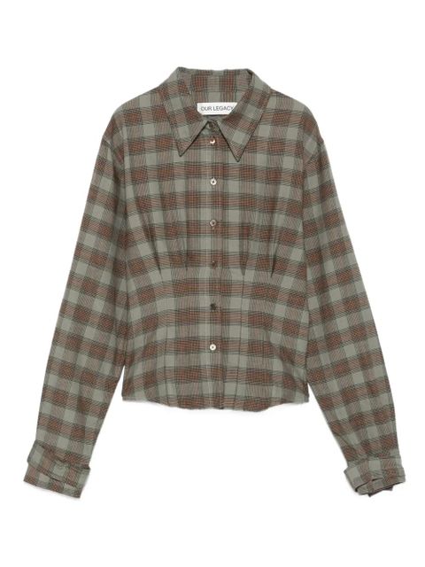 OUR LEGACY Envelop shirt - Green - zdjęcie produktu nr 1