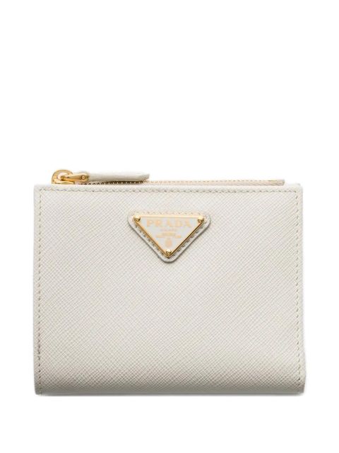 Prada small saffiano-leather wallet - Neutrals - zdjęcie produktu nr 1