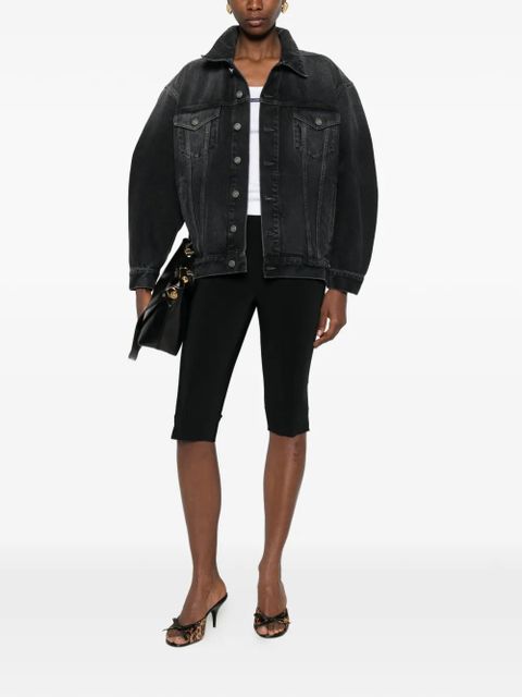Saint Laurent oversized denim jacket - Black - zdjęcie produktu nr 2