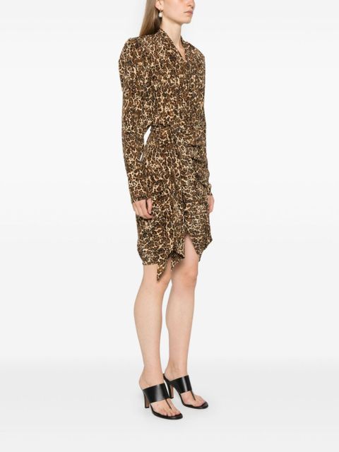 ISABEL MARANT Cleora mini dress - Brown