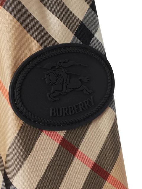 Burberry check lightweight jacket - Neutrals