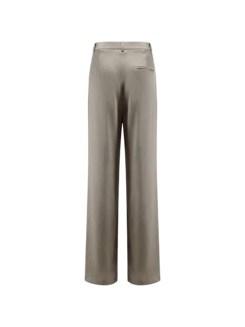 Alysi rear welt-pocket palazzo pants - Grey - zdjęcie produktu nr 2