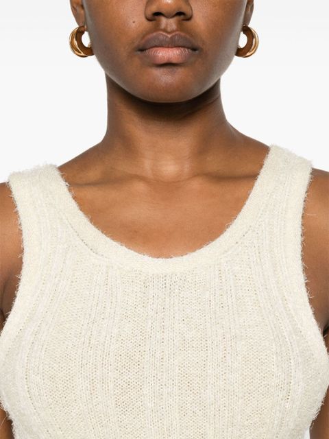 KHAITE Lena tank top - Neutrals