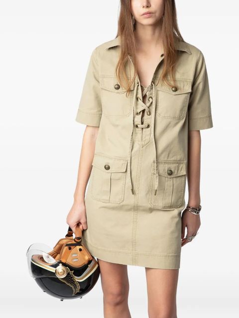 Zadig&Voltaire Record shirt dress - Neutrals