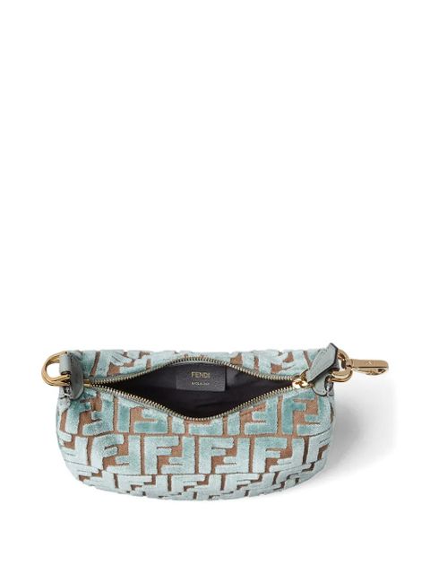 FENDI mini Fendigraphy jacquard shoulder bag - Green