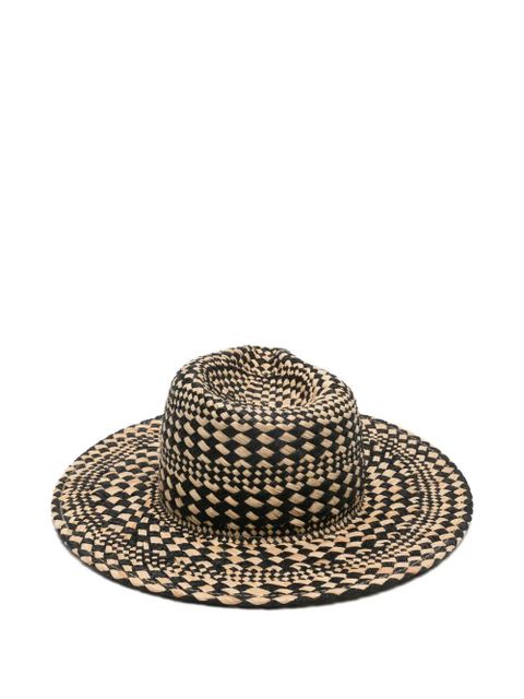 Ruslan Baginskiy Rhoidal fedora woven hat - Neutrals - zdjęcie produktu nr 2