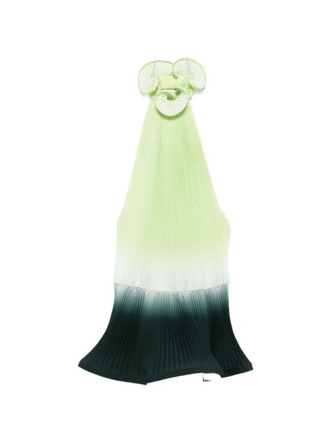 Rowen Rose pleated mini dress - Green - zdjęcie produktu nr 1