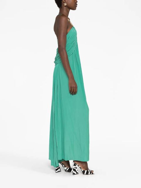 Lanvin embellished pleated maxi dress - Green - zdjęcie produktu nr 2