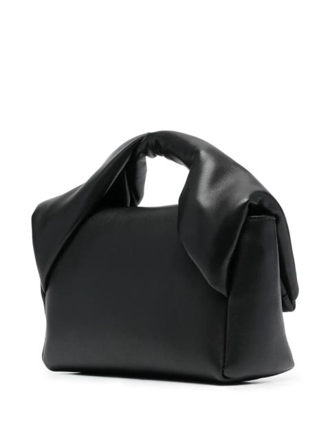 JW Anderson medium Twister leather bag - Black