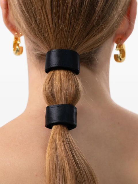 Jennifer Behr Mini satin hairband - Black