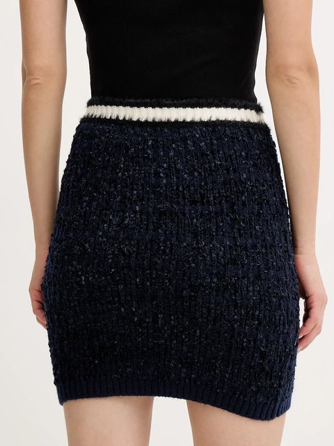 Guess spódnica AOMORI kolor granatowy mini ołówkowa W5BD1X Z4090