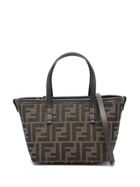 FENDI mini Roll tote bag - Brown - zdjęcie produktu nr 1