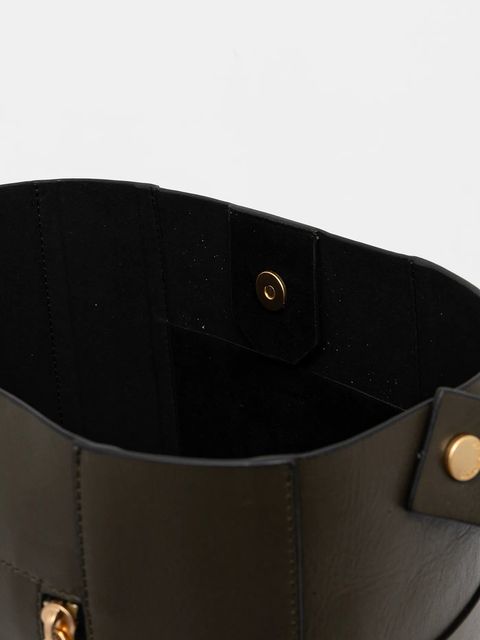 AllSaints torebka skórzana ALBA HOBO