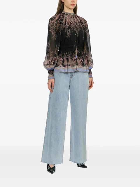 ZIMMERMANN all-over floral print blouse - Black - zdjęcie produktu nr 2