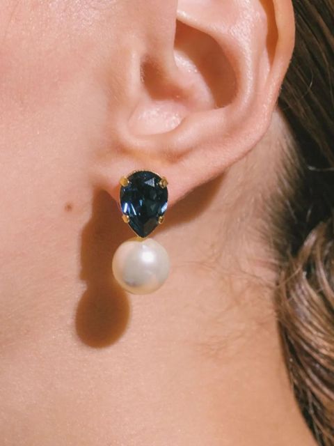 Jennifer Behr Cimone teardrop earrings - Gold