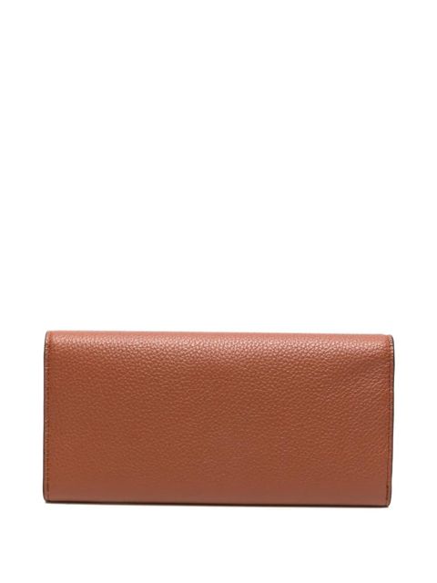 TOTEME flap grained leather wallet - Brown - zdjęcie produktu nr 2