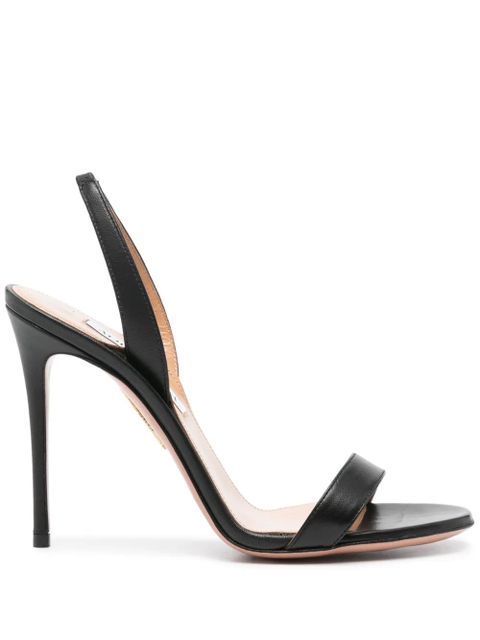 Aquazzura 105mm So Nude sandals - Black - zdjęcie produktu nr 1