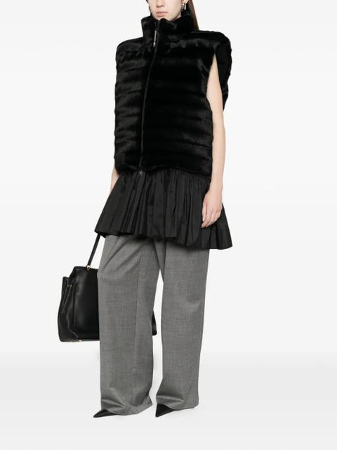 Balenciaga zip sleeveless gilet - Black - zdjęcie produktu nr 2