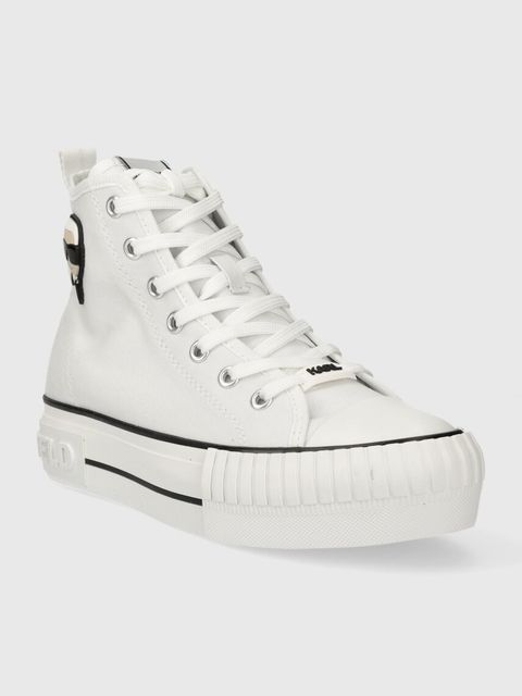 Karl Lagerfeld trampki KAMPUS MAX NFT damskie kolor biały KL60444 - zdjęcie produktu nr 2